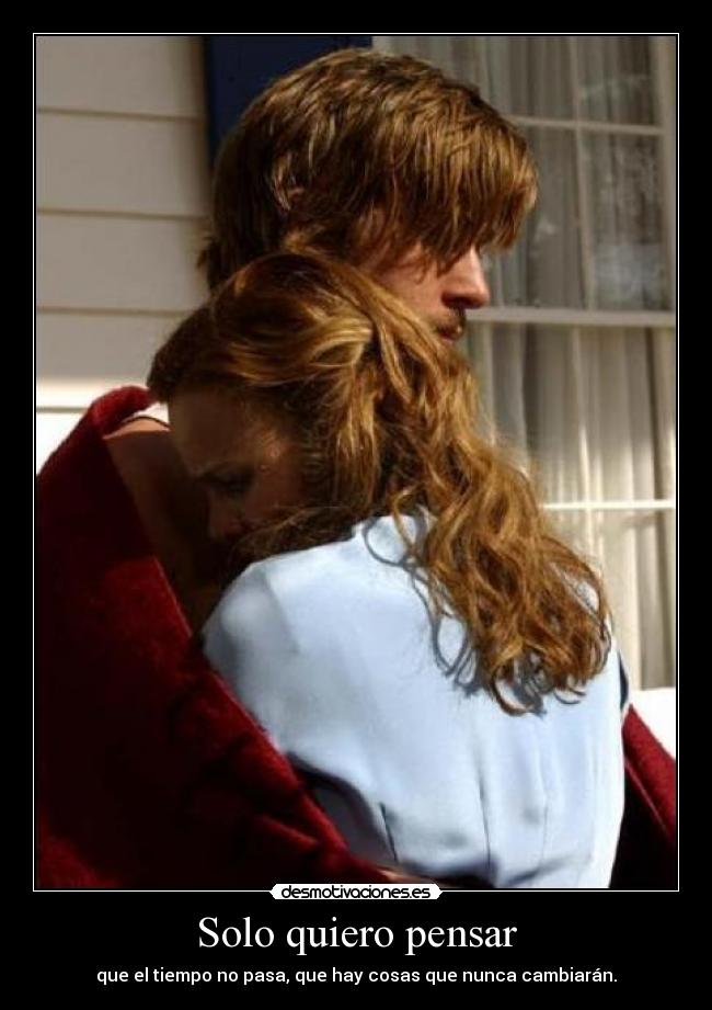Solo quiero pensar - 