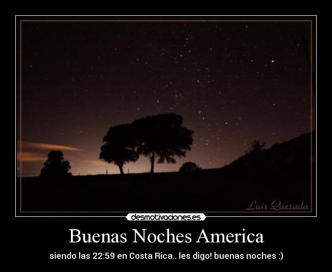 Buenas Noches America - 
