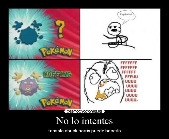 No lo intentes - tansolo chuck norris puede hacerlo