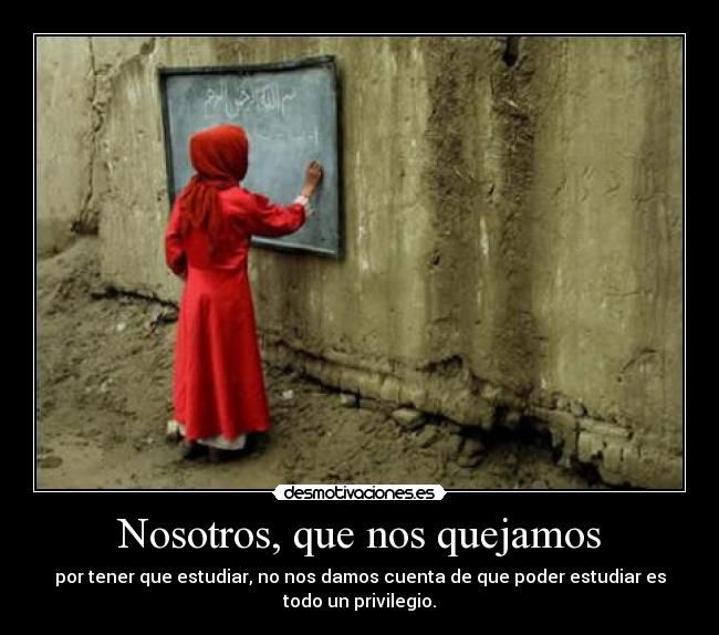 Nosotros, que nos quejamos - 