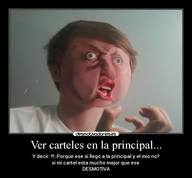 Ver carteles en la principal... - 