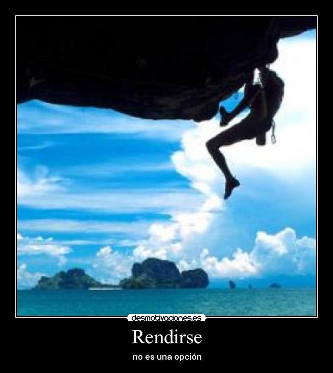 Rendirse -