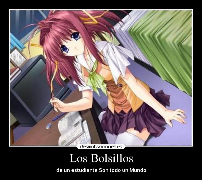 Los Bolsillos - de un estudiante Son todo un Mundo