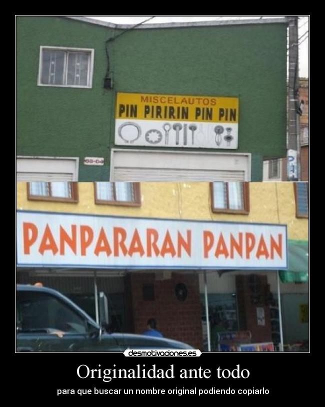 Originalidad ante todo - 