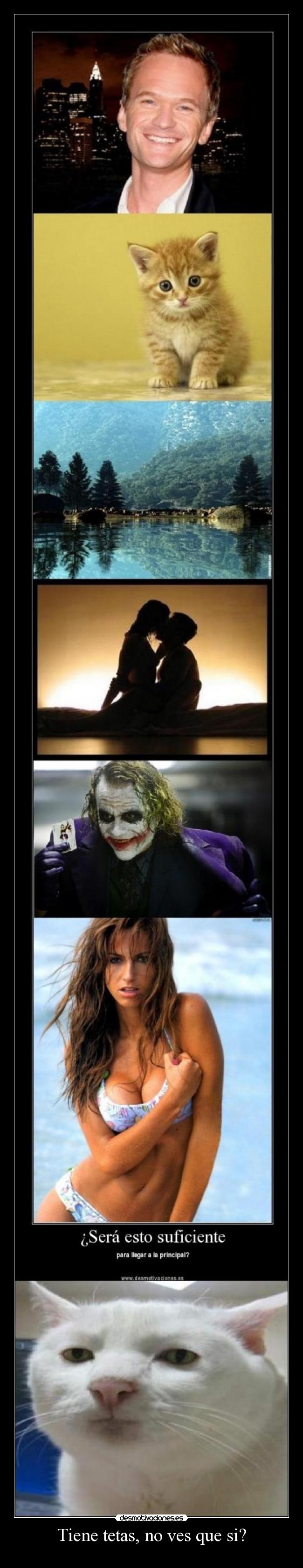 Tiene tetas, no ves que si? -    