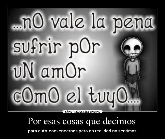 Por esas cosas que decimos  - 