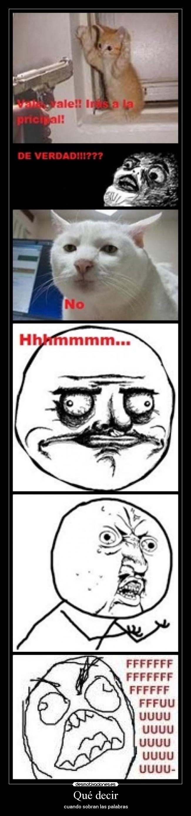 Qué decir - cuando sobran las palabras