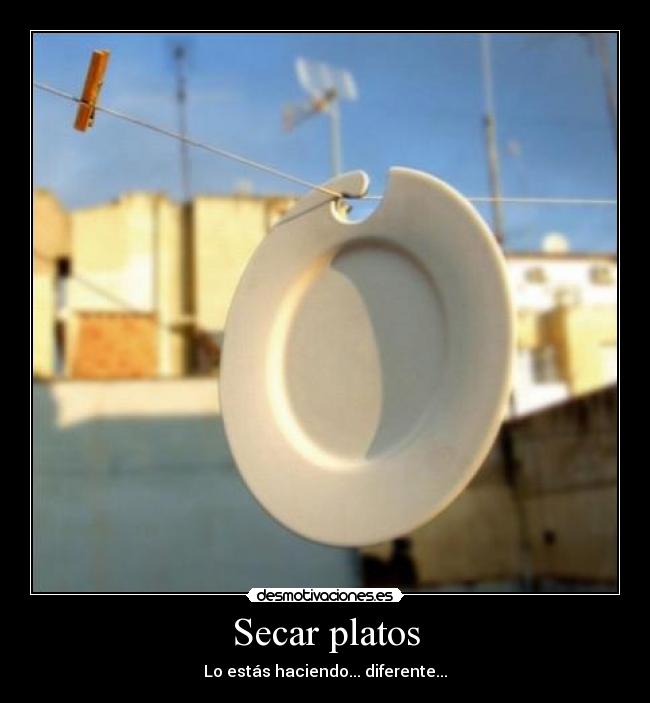 Secar platos - 