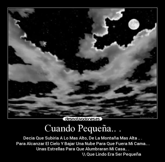 Cuando Pequeña.. . - 