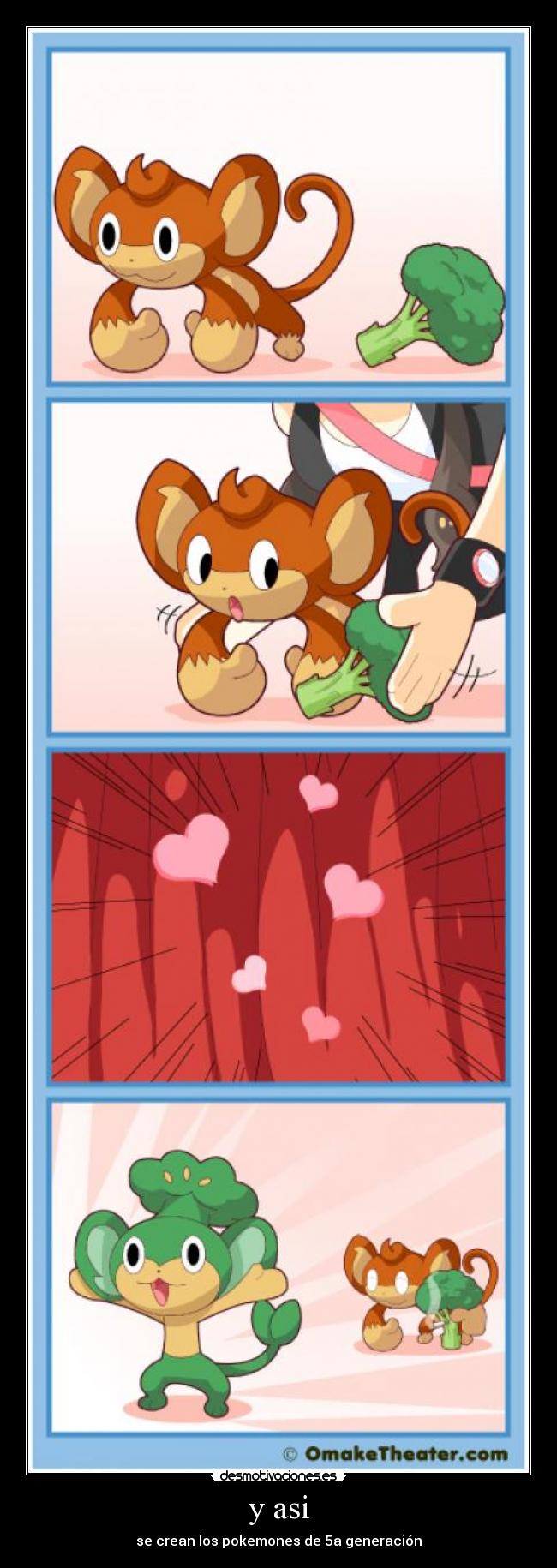 y asi - se crean los pokemones de 5a generación