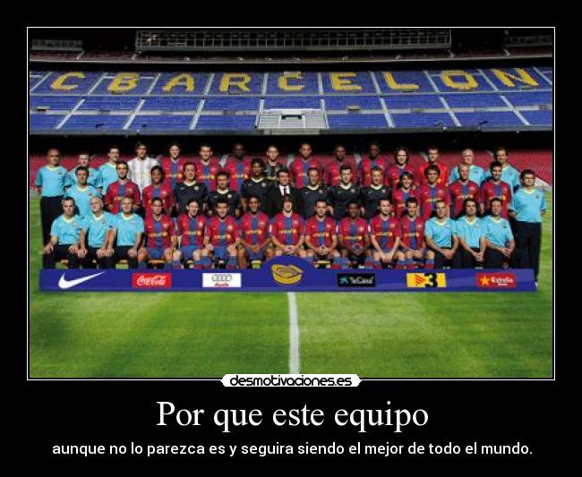 Por que este equipo -