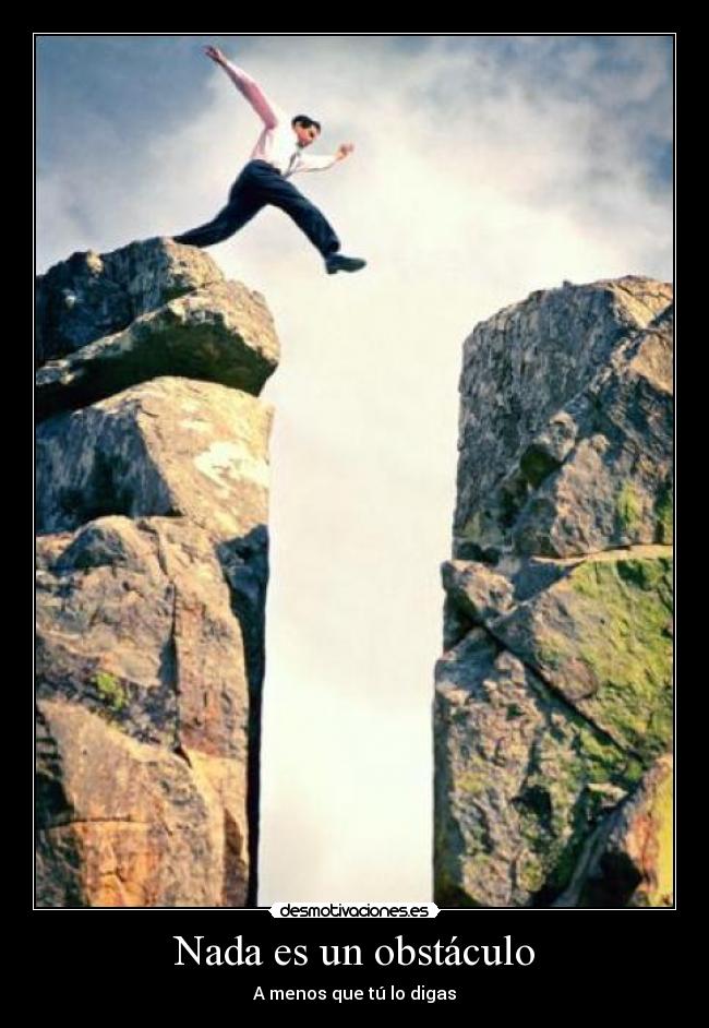 carteles obstaculo desmotivaciones