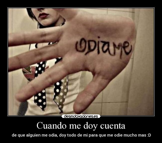 Cuando me doy cuenta -