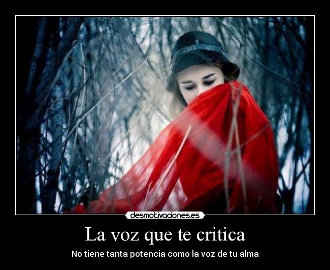 La voz que te critica -