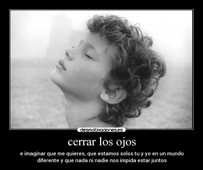 cerrar los ojos - 