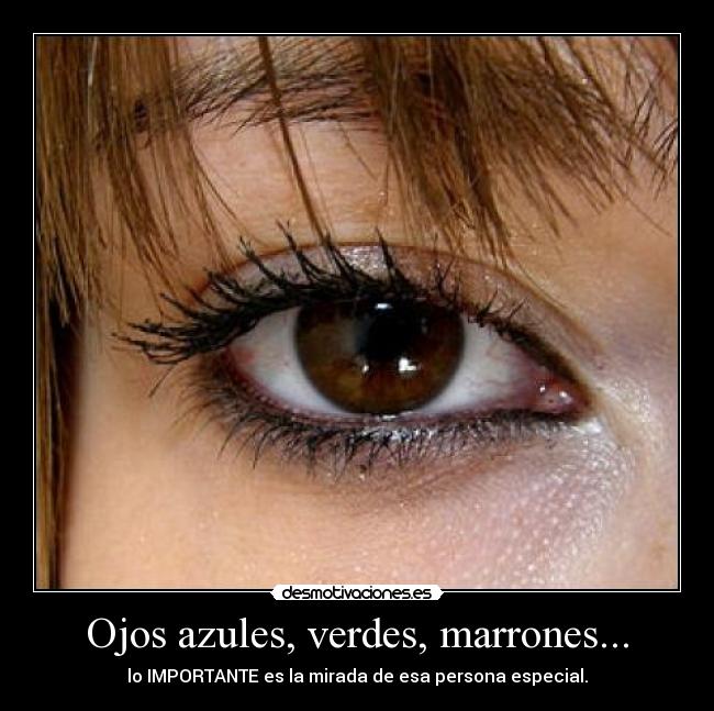 carteles ojos desmotivaciones