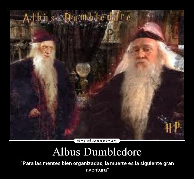 carteles harry potter jk rowling albus dumbledore desmotivaciones