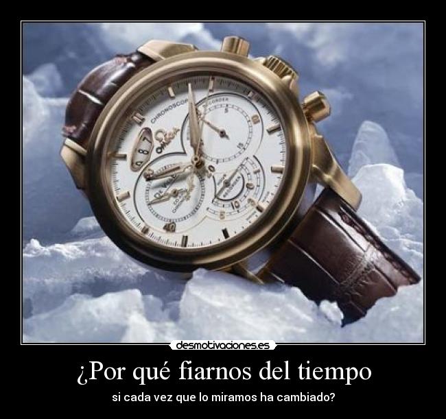 ¿Por qué fiarnos del tiempo -