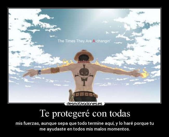Te protegeré con todas -