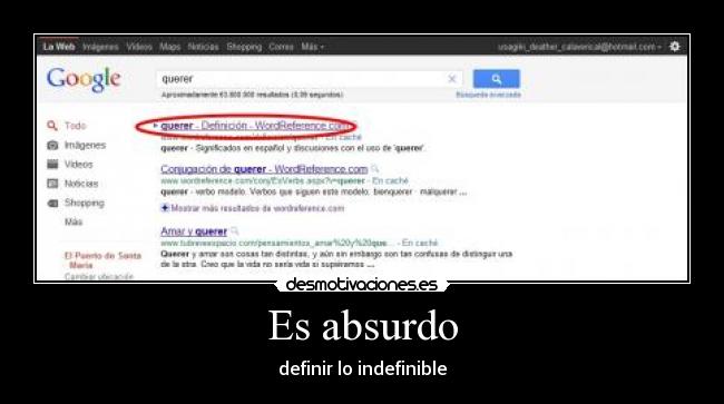 Es absurdo -