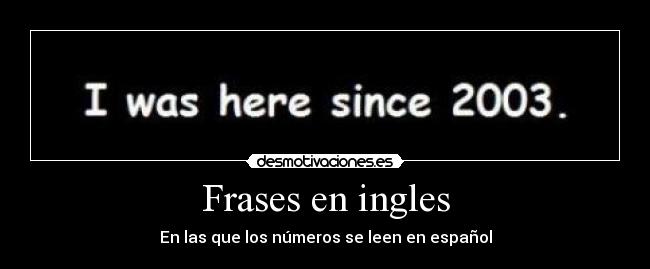 Frases en ingles - 