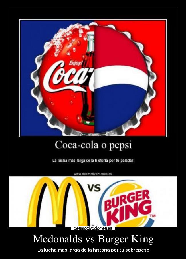 Mcdonalds vs Burger King - 