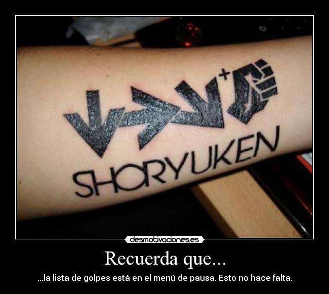 carteles shoryuken desmotivaciones