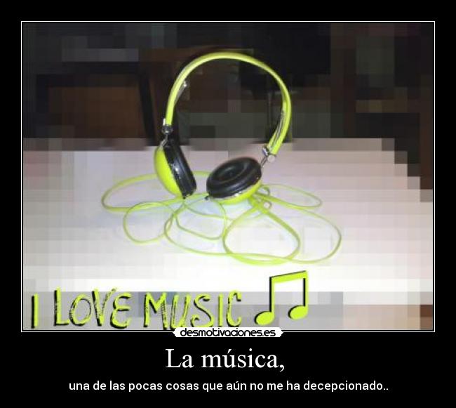 La música,  - 