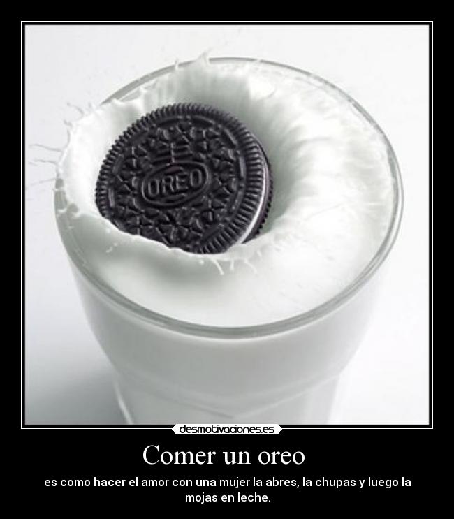 Comer un oreo  - 