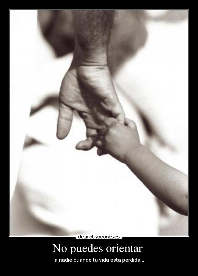 No puedes orientar -