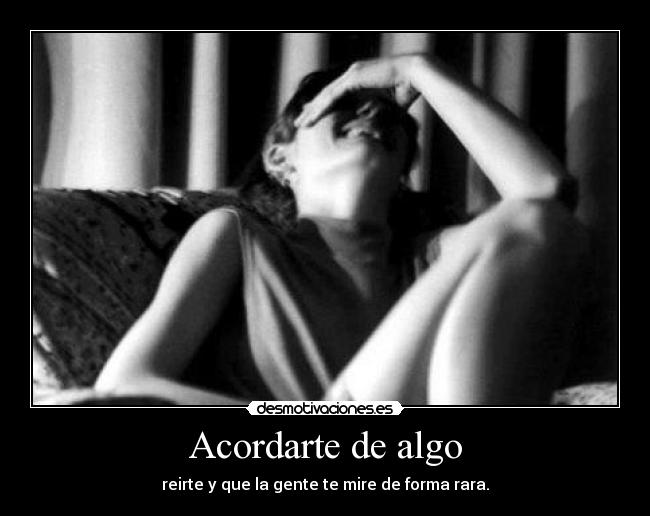 Acordarte de algo - 