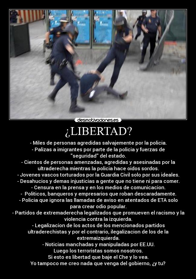 ¿LIBERTAD? - 