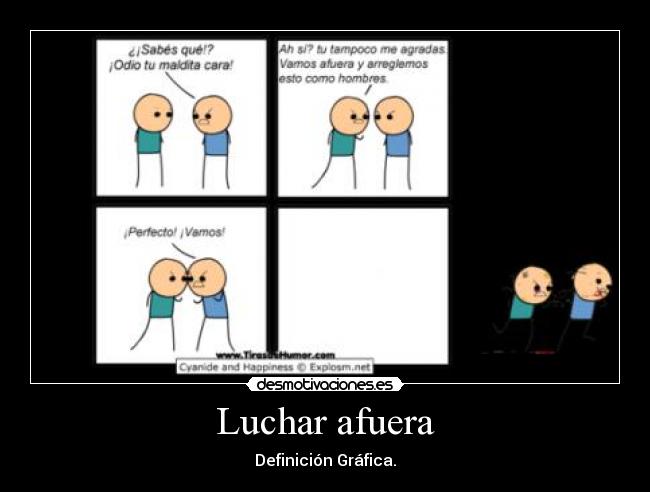 Luchar afuera -