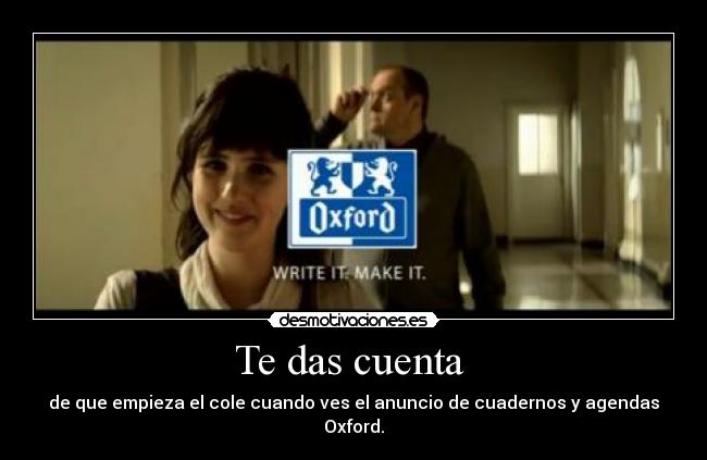 carteles oxfordverano cole desmotivaciones