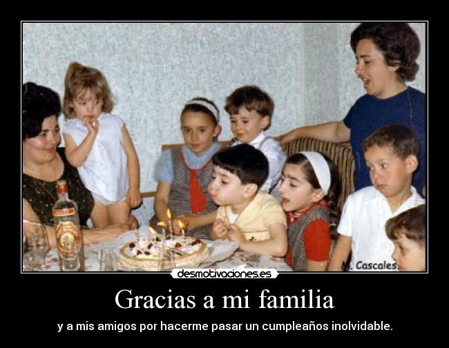 Gracias a mi familia - 