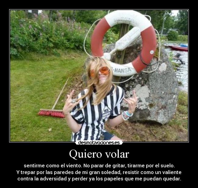 Quiero volar -