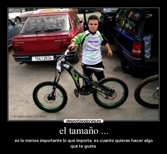 carteles enano del downhill desmotivaciones