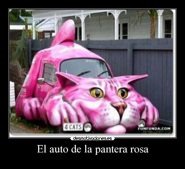 El auto de la pantera rosa -