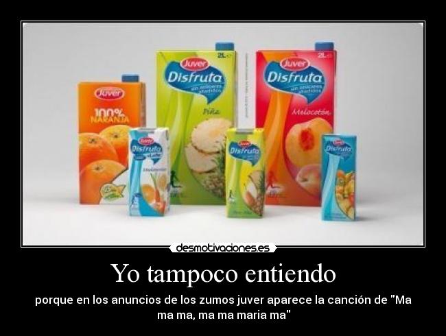 Yo tampoco entiendo -