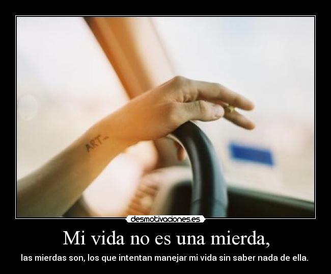 Mi vida no es una mierda, - 