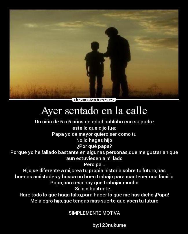 Ayer sentado en la calle - 