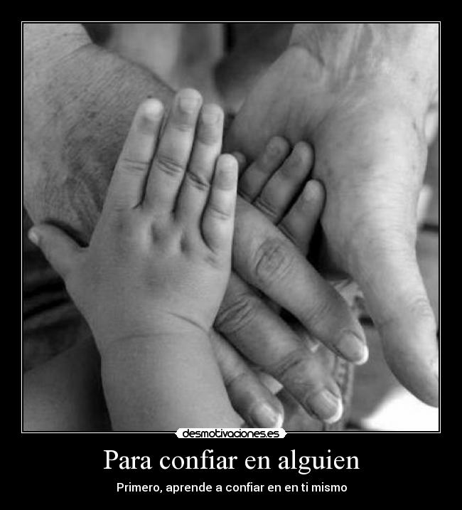 carteles confianza desmotivaciones