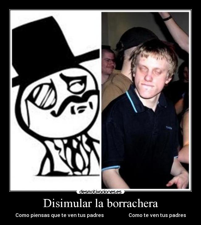 Disimular la borrachera - 