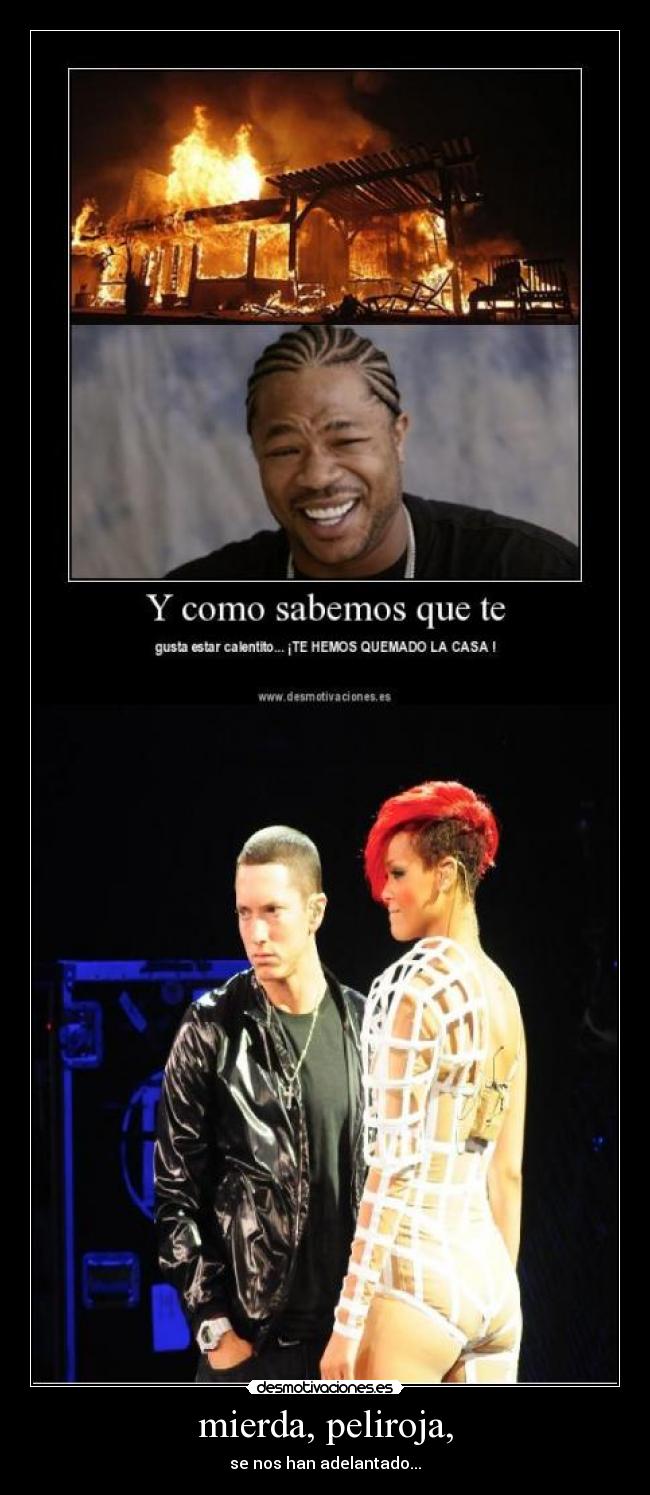 mierda, peliroja, -