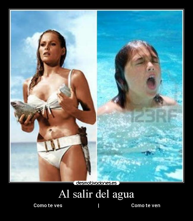 Al salir del agua -