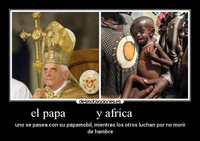 el papa y africa -