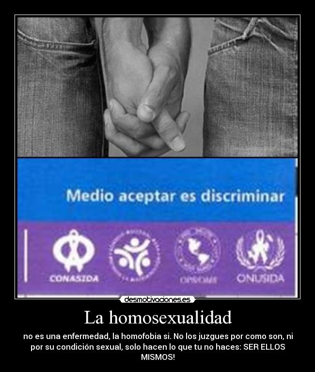 La homosexualidad -
