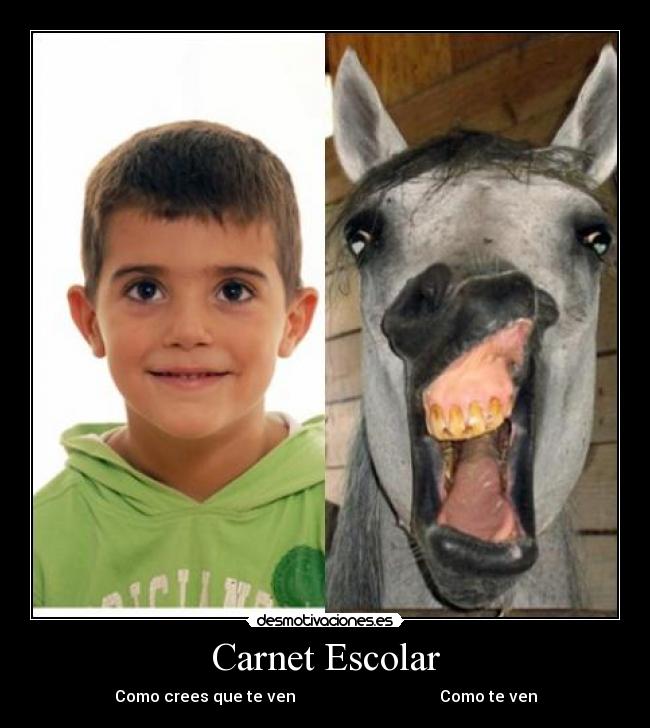 Carnet Escolar - Como crees que te ven Como te ven