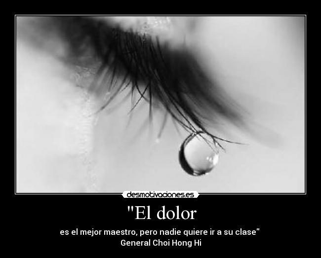 El dolor -