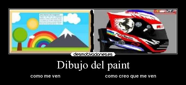 Dibujo del paint - como me ven como creo que me ven